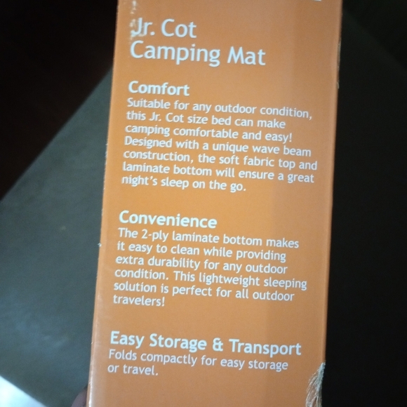 Intex Jr cot camping mat NEW in box - Picture 2 of 3